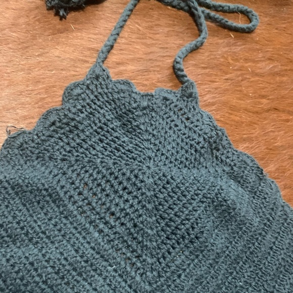 Pacsun Kendall & Kylie Crochet Halter Crop Top - Picture 5 of 12